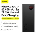 پاوربانک بیسوس مدل Adaman 22.5W ظرفیت 40000 میلی آمپر ساعت - Image 4