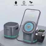 شارژ وایرلس سه کاره برند ژاند 3in1 Magnetic wireless Charger Brand Xundd - Image 6