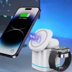 شارژ وایرلس سه کاره برند ژاند 3in1 Magnetic wireless Charger Brand Xundd - Image 5
