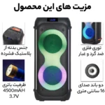اسپیکر بلوتوثی مدل NDR 610 - Image 4
