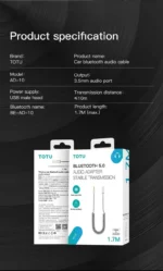 دانگل بلوتوث صوتی TOTU Bluetooth 5.0 Audio Adapter مدل AD-10 - Image 4
