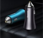 شارژر فندکی باسئوس مدل tzccjd-0g به همراه کابل تبدیل USB-C - Image 5