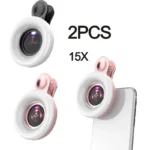 لنزورینگ لایت مخصوص دوربین موبایل ماکرو مدل Lq-190 - Image 5
