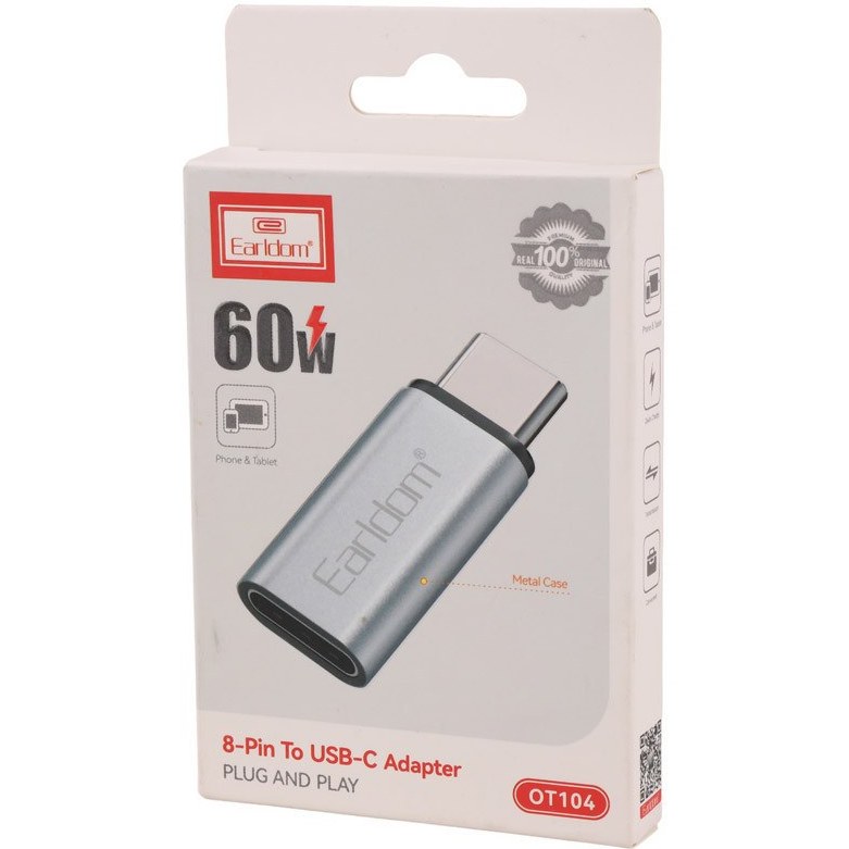 مبدل-لایتینگ-به-usb-c-ارالدوم-مدل104