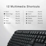 کیبورد و ماوس بی سیم رپو مدل X1800 Pro - Image 8