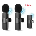 میکروفن یقه ای بی سیم مدل K9 royal Type-C بسته 2 عددی - Image 4