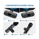 میکروفن یقه ای بی سیم مدل K9 royal Type-C بسته 2 عددی - Image 3