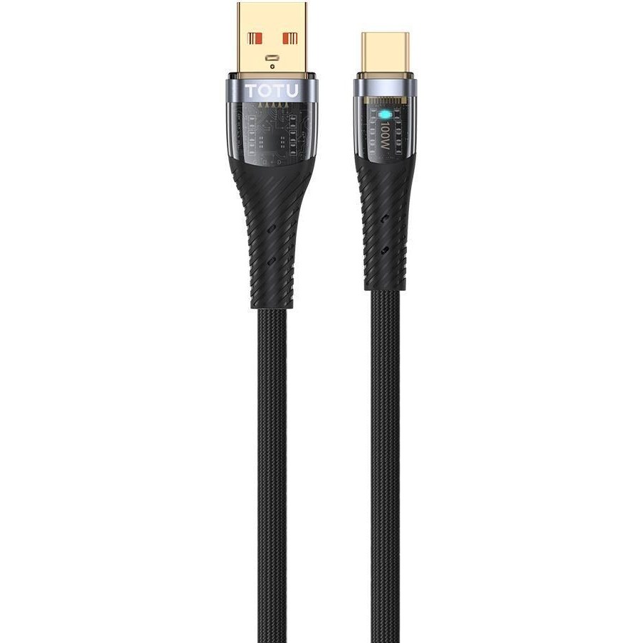 کابل-usb-به-تایپ-c-یکو-نیم-متری-100-وات-توتو.