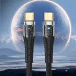 کابل شارژ سریع تایپ C به تایپ C توتو (TOTU) مدل CB-8-CC توان 100 وات طول 1.5 متر - Image 5