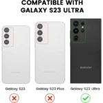 محافظ لنز دوربین  مدل رینگی مناسب برای گوشی موبایل سامسونگ Galaxy/s24/s25/ S23 Ultra - Image 2